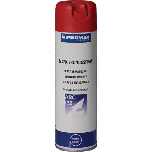 Markierungsspray rot 500 ml Spraydose PROMAT CHEMICALS | 12 Stück