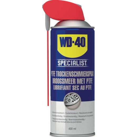 PTFE Trockenschmierspray dunkelgelb NSF H2 400 ml Spraydose Smart Straw™ WD-40 | 12 Stück