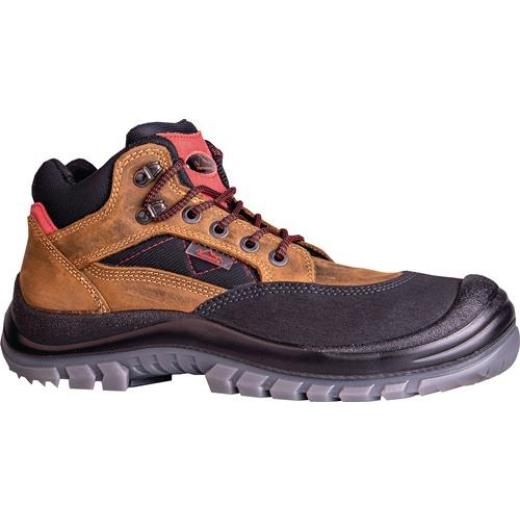 Sicherheitsstiefel Sherpa Gr.42 braun/rot S3 EN20345 Leder REMISBERG