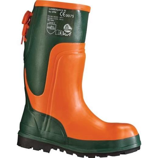 Forstsicherheitsstiefel Ulme Gr.44 oliv/orange Naturkautschuk