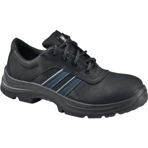 Sicherheitsschuh Andy Low L Gr.43 schwarz m.blauen Besätzen S3 SRC EN20345
