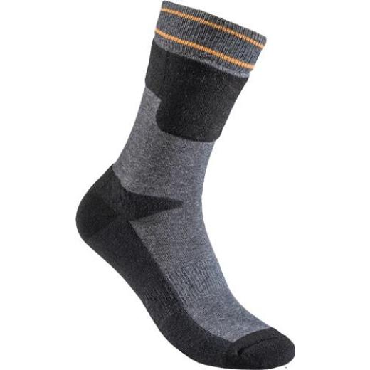 Funktionssocke Dibbersen Gr.43-46 schwarz/grau FELDTMANN