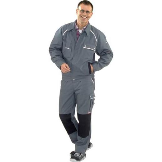 Bundjacke Canvas 320 Gr.54 grau/schwarz PLANAM