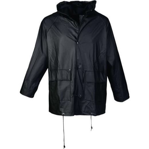 PU Regenschutzjacke Gr.XL schwarz ASATEX