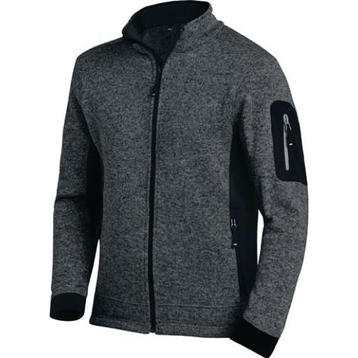 Strick-Fleecejacke CHRISTOPH Gr.XL anthrazit/schwarz FHB