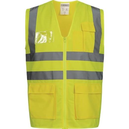 Warnweste ALBIN Gr.XXXL gelb EN ISO 20471 Kl.EN ISO 13688 SAFESTYLE
