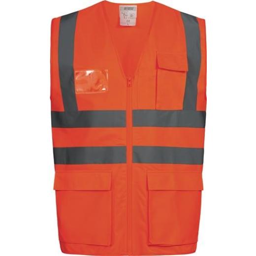 Warnweste EWALD Gr.M orange EN ISO 20471 Kl.EN ISO 13688 SAFESTYLE