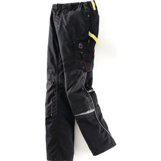 Bundhose Terrax Workwear Gr.50 schwarz/limette TERRAX