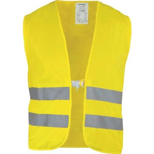 Warnweste Gr.univ.gelb EN 20471 Kl.2 ASATEX