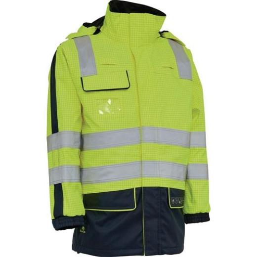 Multinorm-Warnschutzparka SECURETECH Gr.XXL gelb/marineblau ELKA RAINWEAR