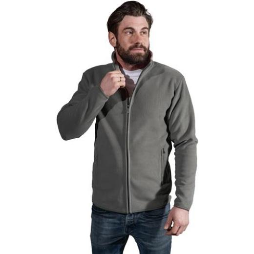 Men’s Double Fleece Jacket Gr.XL steel gray PROMODORO