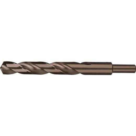 Spiralbohrer DIN 338 TypN D.19mm HSS-Co5 profilgeschl.Gold abg.Schaft 5xD RUKO