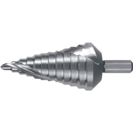 Stufenbohrer Bohrber.6-37mm HSS Spiralnut Z.2 Stufen 12 RUKO