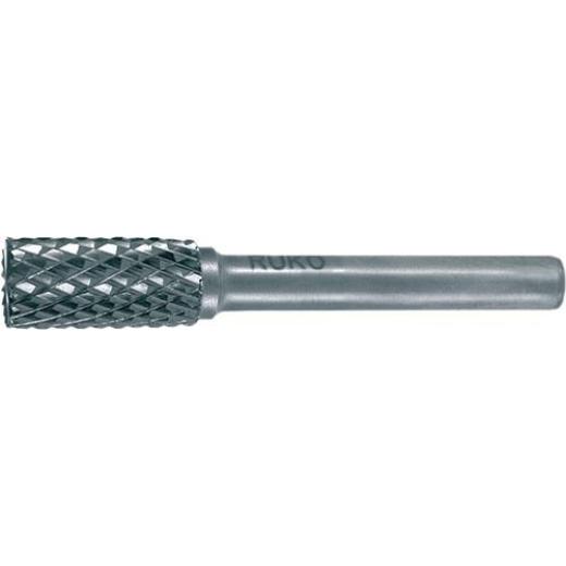 Frässtift ZYAS D.8mm Kopf-L.18mm Schaft-D.6mm HM Blank Verz.KVZ 4 m.Stirn RUKO