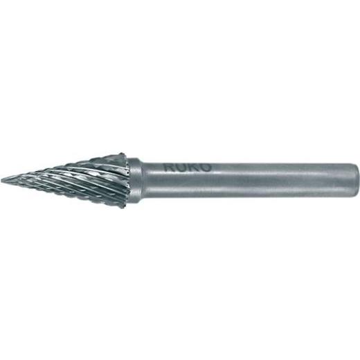 Frässtift SKM D.10mm Kopf-L.20mm Schaft-D.6mm HM Blank Verz.KVZ 4 RUKO