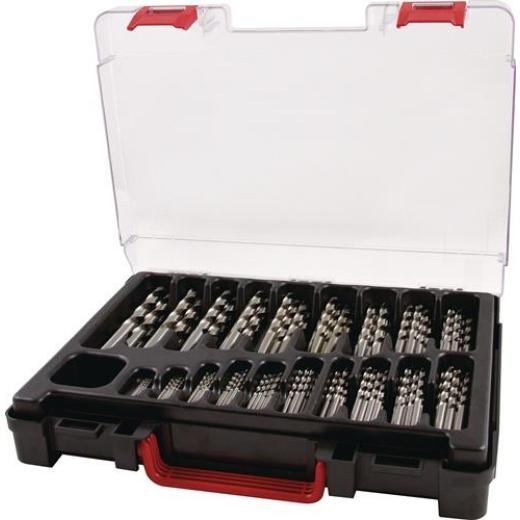 Spiralbohrermagazin DIN 338 TypN 1-10mm steig.um 0,5mm HSS 170tlg.RUKO