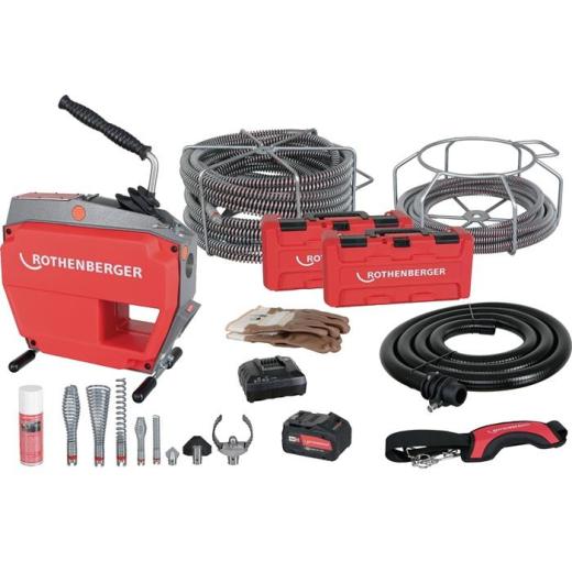 Akku-Rohrreinigungsmaschine R600 VarioClean AMP f.Rohr-D.20-150mm 14,2kg