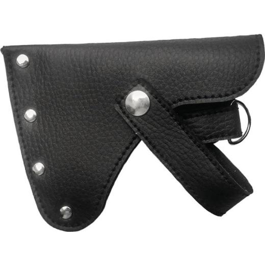 Tasche f.Campingbeil Leder schwarz WAGNUM