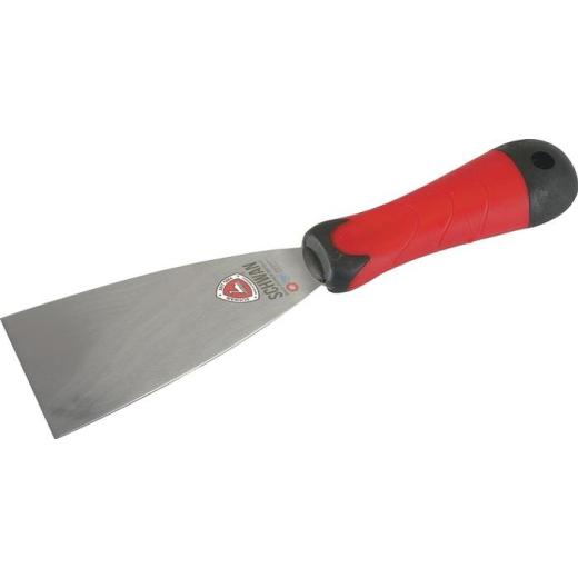 Malerspachtel B.60mm pol.Softheft rostfr.Stahl SCHWAN | 12 Stück