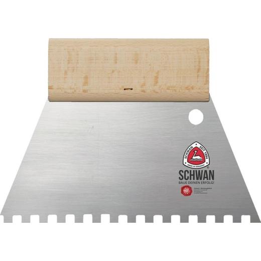 Kleberspachtel L.180mm B.180mm Zahn C2 Kastenzahnung 6x6x6mm | 10 Stück