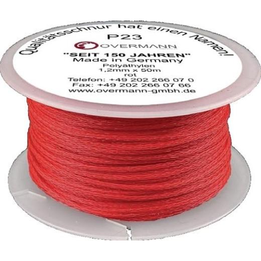 Maurerschnur L.20m D.1mm 15kg PE rot | 12 Stück