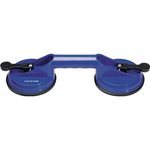 Saugheber Trgf.80kg Kopf-D.118mm 2 Köpfe ABS Ku.TECWERK