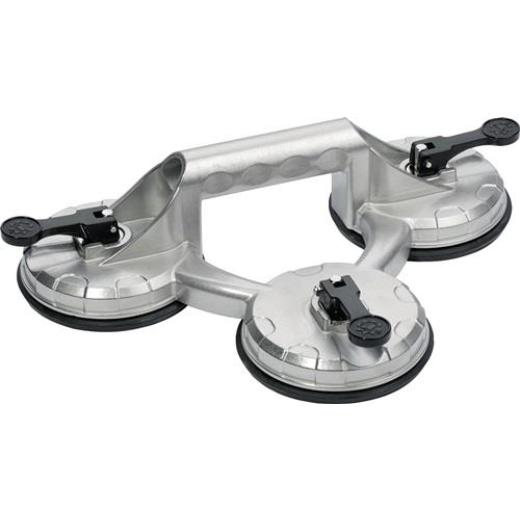 Saugheber Trgf.100kg Kopf-D.118mm 3 Köpfe Alu TECWERK