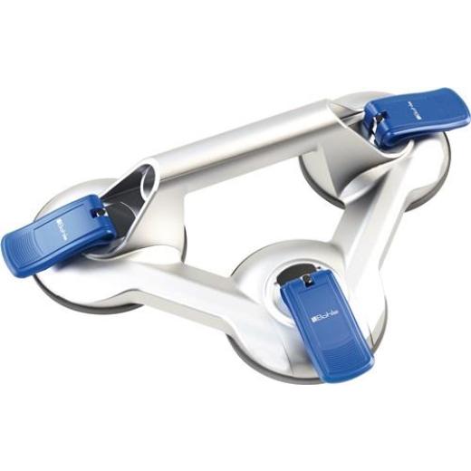 Saugheber Trgf.100kg Kopf-D.120mm 3 Köpfe Alu.VERIBOR