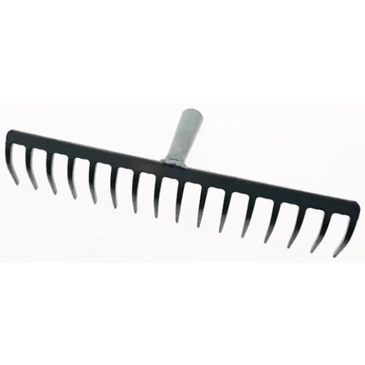 Gartenrechen Arbeits-B.410mm Zinken-L.70mm 16 Zinken o.Stiel KRUMPHOLZ