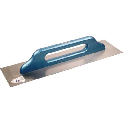 Schweizer Glättekelle L.500mm B.130mm Buchenholzgriff rostfr.VA HAROMAC