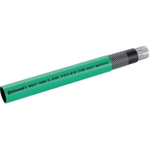 Gewebeschlauch Ragno PU ID 10mm AD 15mm L.50m grün CONTINENTAL | 50 Stück