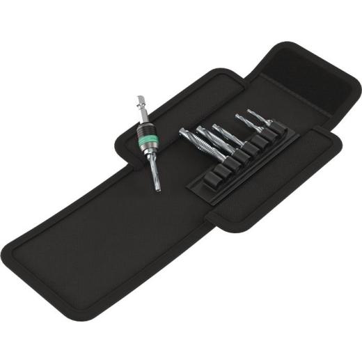 Kombigewindebohrer-Bit-Satz 847/7 8-tlg.1/4 Zoll Falt-Ta WERA