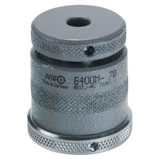 Schraubbock Nr.6400M Gr.110 m.flacher Auflage u.Magnetfuß H.80-110mm AMF