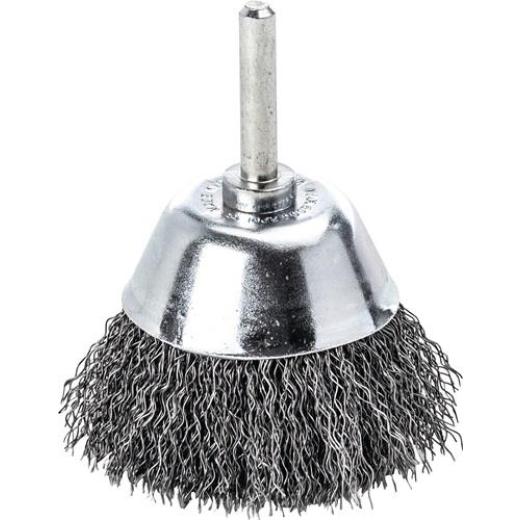 Flächenbürste D.50mm Schaft 6mm Drahtstärke 0,3mm STA 10500min-¹ LESSMANN