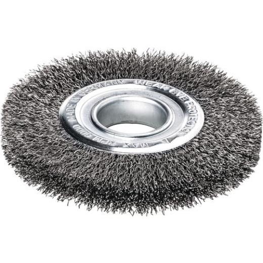 Rundbürste D.150mm Drahtstärke 0,30mm STA gewellt 23-25mm 6000min-¹ 1 LESSMANN