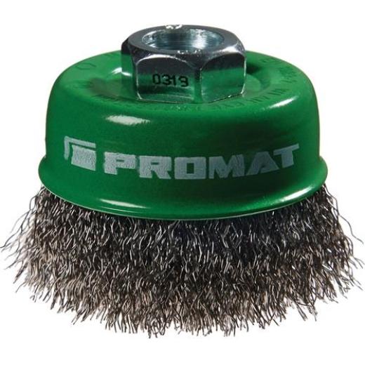 Topfbürste D.60mm Drahtstärke 0,3mm VA 12500min-¹ PROMAT
