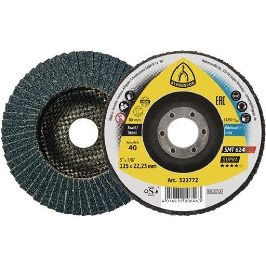 Fächerscheibe SMT 624 Supra D.115mm K.40 12Grad kon.INOX ZK | 10 Stück