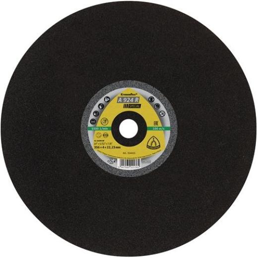 Trennscheibe A 924 R Special D356x4mm ger.STA Bohr.25,4mm KLINGSPOR | 10 Stück