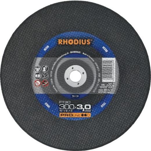 Trennscheibe FT30 D350x4mm ger.STA Bohr.20mm RHODIUS | 10 Stück