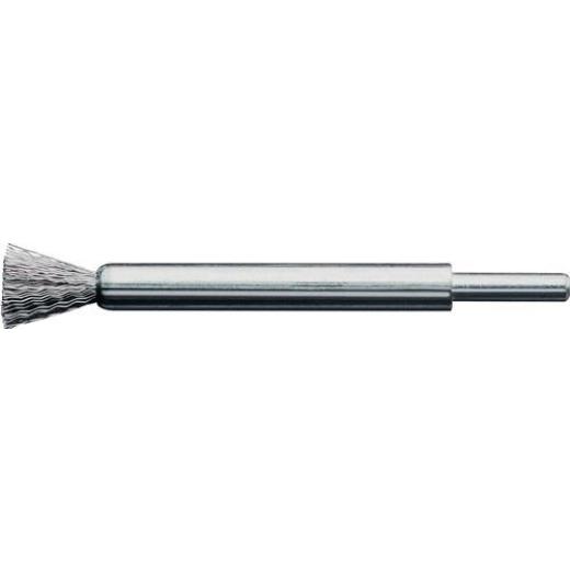 Pinselbürste D.12mm Schaft 6mm Drahtstärke 0,3mm STA 15000min-¹ LESSMANN