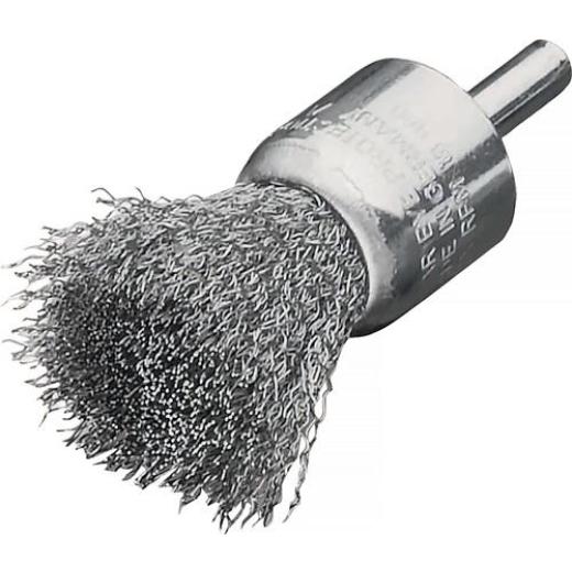 Pinselbürste D.17mm Schaft 6mm Drahtstärke 0,3mm STA 20000min-¹ LESSMANN