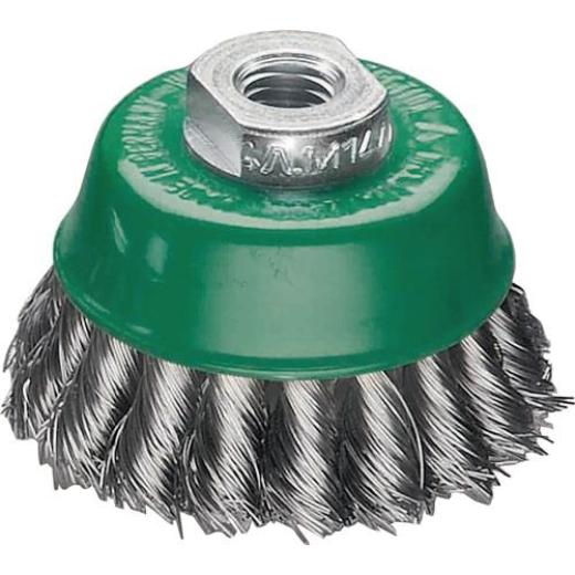 Topfbürste D.65mm M14 Drahtstärke 0,5mm VA 12500min-¹ LESSMANN