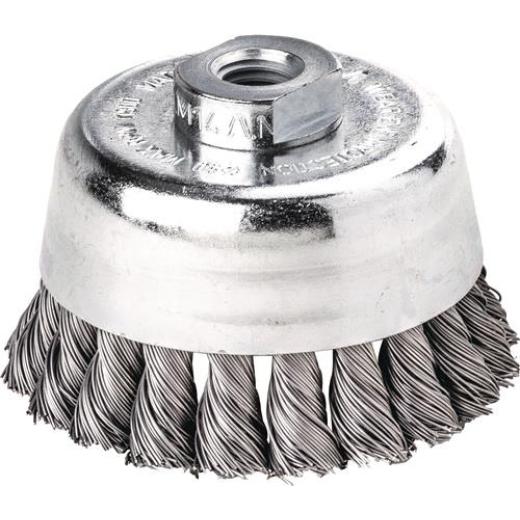 Topfbürste D.65mm M14 Drahtstärke 0,35mm STA 12500min-¹ 1 LESSMANN