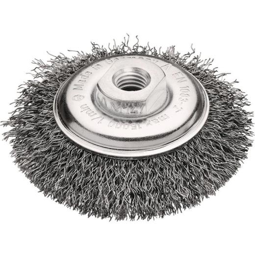 Rundbürste D.100mm Drahtstärke 0,35mm STA gewellt 10mm 1 LESSMANN