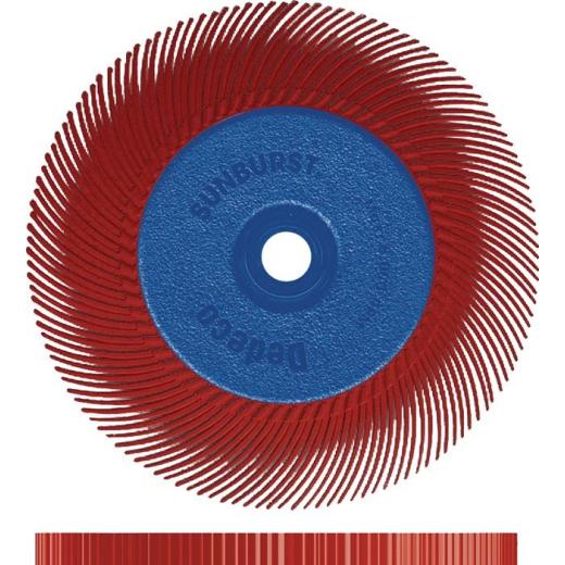 Radialbürste Sunburst Ø152xB151x25,4mm 220 Form DISC RA Alox/Korund TYROLIT