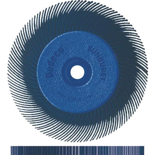 Radialbürste Sunburst Ø152xB152x25,4mm 400 Form DISC RA Alox/Korund TYROLIT