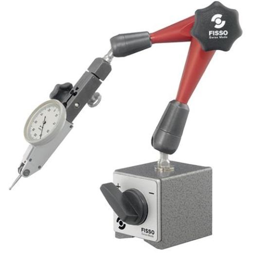 Magnetmessstativ STRATO-LINE R. 280mm Gesamt-H. 390mm Haftkraft 750 N FISSO
