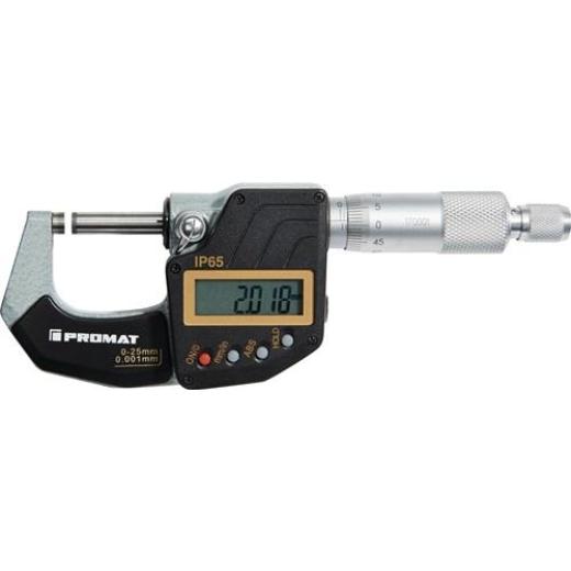 Bügelmessschraube DIN 863/1 IP65 0-25mm dig.PROMAT