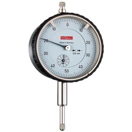 Messuhr M2T B 10mm Abl.0,01mm Ziffernbl.beids.0-50-0 KÄFER
