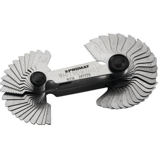 Gewindeschablone M/G 60Grad/BSW 55Grad Bl. 52 St. PROMAT
